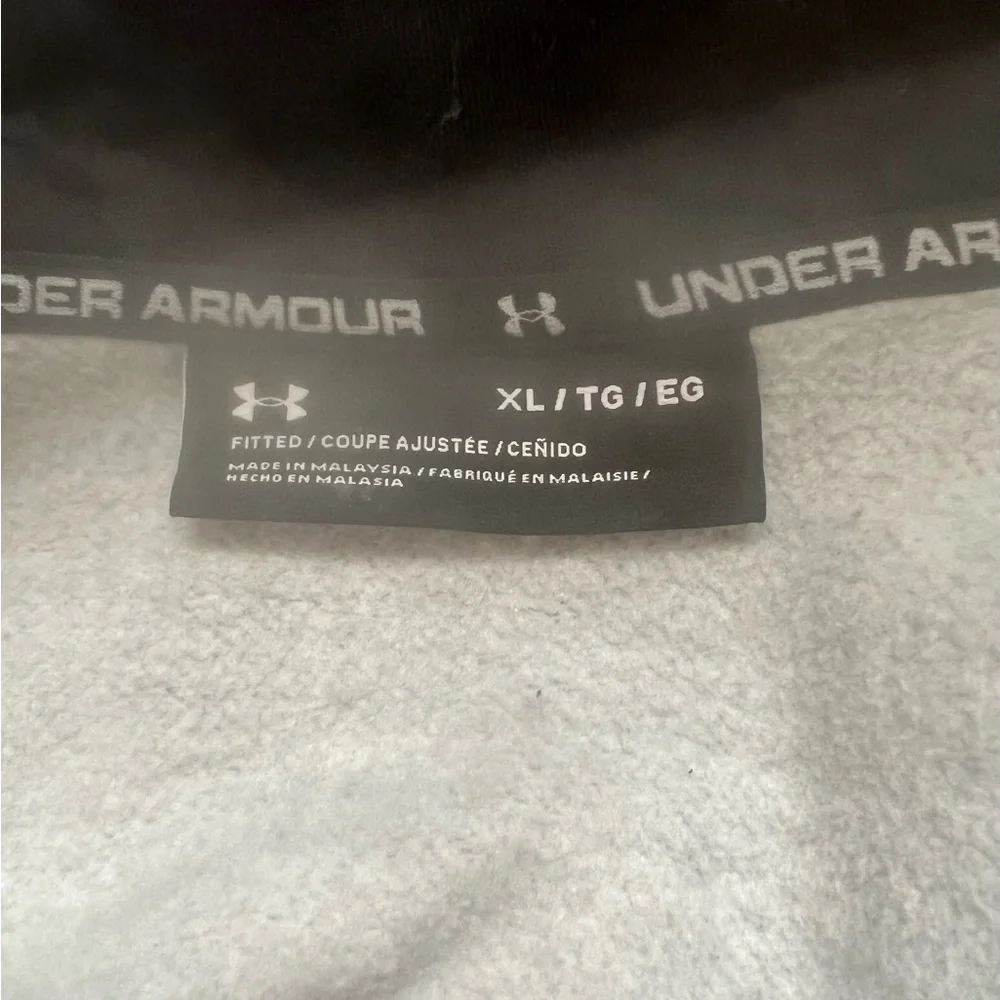Under Armour Men’s Gray Zip Up Hoodie - Picture 5 of 9
